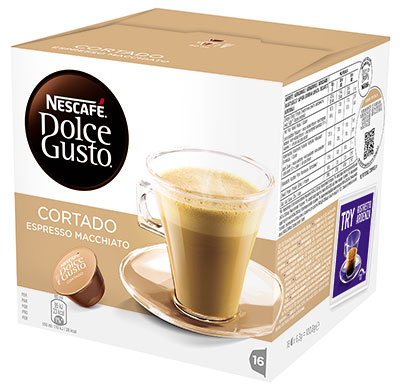

Кофе капсульный Nescafe Dolce Gusto, Кортадо