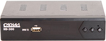 Цифровой телевизионный ресивер Сигнал DVB-T2 HD HD-300 металл