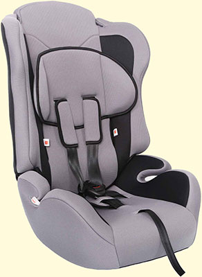 

Автокресло Zlatek Атлантик ZL513 сер, 9-36 кг KRES3024, Серый