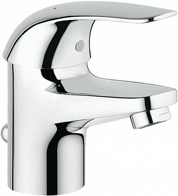 

Смеситель для ванной комнаты Grohe, Euroeco для раковины со сливным гарнитуром 23262000