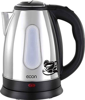 

Чайник электрический Econ ECO-1874KE, Нержавеющая сталь/черный