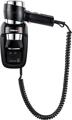 Фен настенный Valera Action Protect 1600 Shaver Black 542.06/044.06