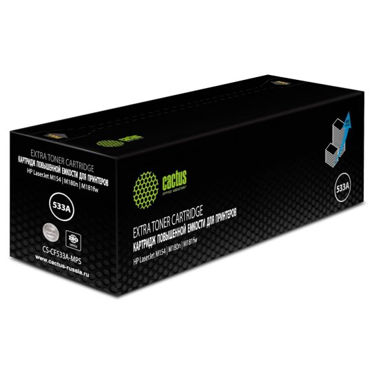 

Картридж лазерный Cactus CS-CF533A-MPS CF533X пурпурный (2700стр.) для HP LaserJet M154/M180n/M181fw