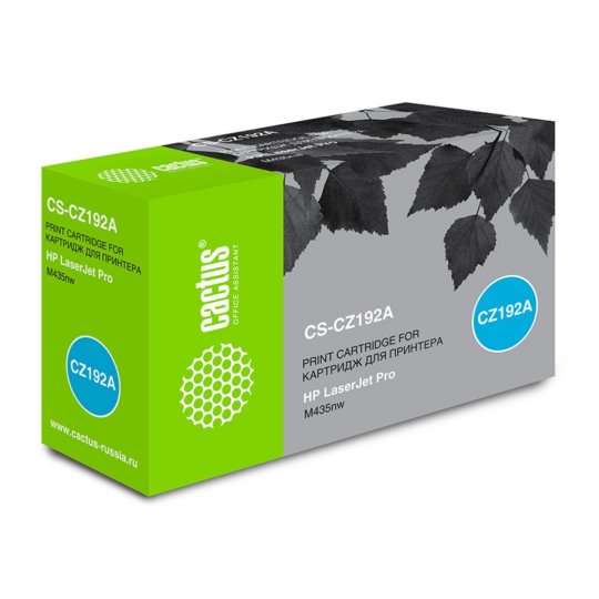 

Картридж лазерный Cactus CS-CZ192A CZ192A черный (12000стр.) для HP LJ Pro M435nw
