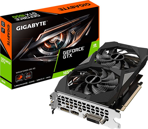 фото Видеокарта gigabyte geforce gtx 1650 d6 windforce oc v3 4gb (gv-n1656wf2oc-4gd 3.0)