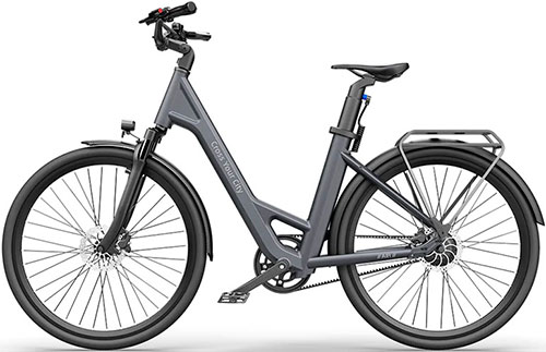 Электровелосипед Ado Electric Bicycle A28 Lite серый