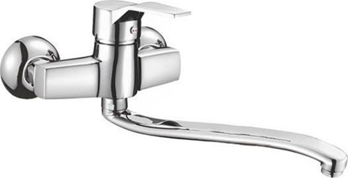 Изображение товара Смеситель для кухни D-Lin хром однорычажный с поворотным изливом