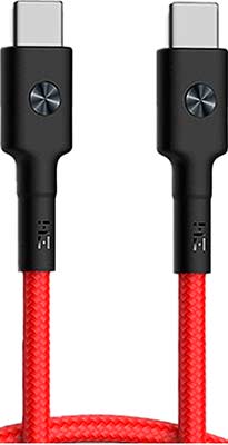 Кабель Zmi Type-C/Type-C Braided Cable 150 см (AL353 Red) красный кабель zmi type c type c 50 см 100w al306e техпак белый