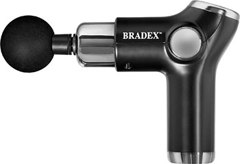 

Массажный пистолет Bradex COMPACT 4 насадки KZ 1424, Черный