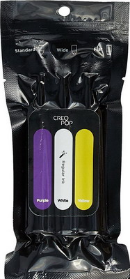 

Чернила для 3D ручки классические (Purple, White, Yellow) CreoPop, SKU 004