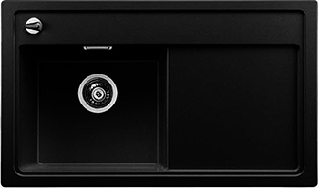 

Кухонная мойка Blanco, 523819 ZENAR 45 S-F (чаша слева) SILGRANIT антрацит с кл.-авт. InFino