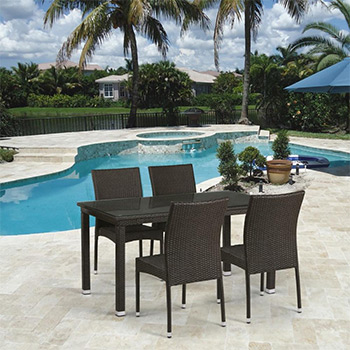 

Комплект мебели Афина, T 256 A/Y 380 A-W 53 Brown 4Pcs