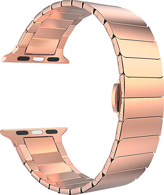 

Ремешок для часов Lyambda, из нержавеющей стали для Apple Watch 42/44 mm CANOPUS DS-APG-05-44-RG Rose Gold