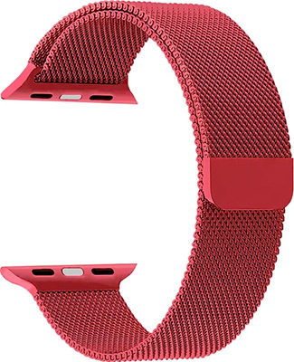 

Ремешок для часов Lyambda, для Apple Watch 42/44 mm CAPELLA DS-APM02-44-GS Gules