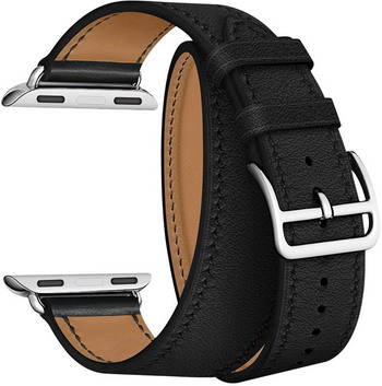 

Ремешок для часов Lyambda в два оборота для Apple Watch 38/40 mm MERIDIANA LWA-01-40-BK Black