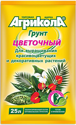 

Грунт Агрикола, Цветочный 25 л 58-080