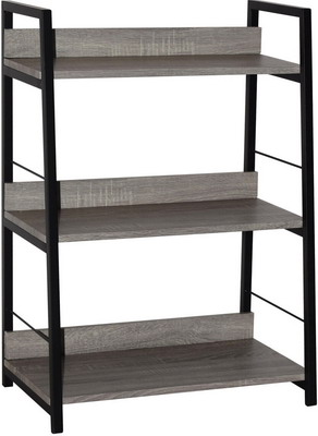 Стеллаж Brabix LOFT SH-002 (ш600*г350*в845мм) цвет дуб антик 641232 стеллаж brabix loft sh 003 ш600 г350 в1500мм 5 полок цвет дуб антик 641235