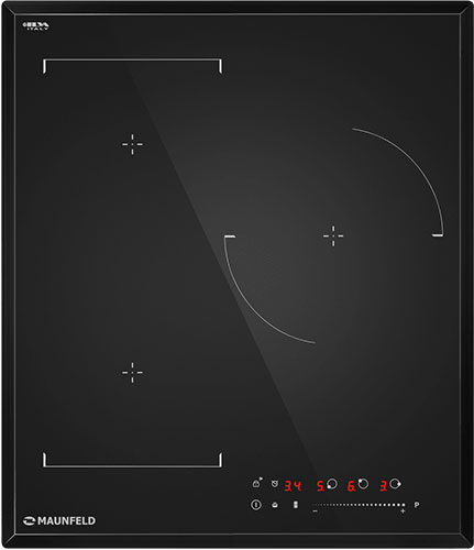 фото Встраиваемая электрическая варочная панель maunfeld cvi453sbbk lux