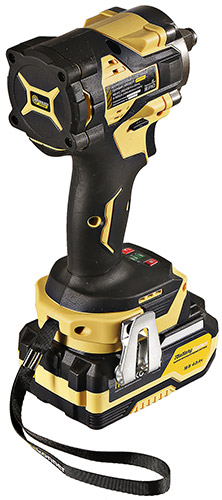 Аккумуляторный ударный гайковерт Hanskonner HCD20420BLC 1BatterySystem 18 В 420Нм 12 2 скор 1x40Ач кейс HS