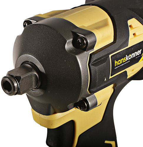 Аккумуляторный ударный гайковерт Hanskonner HCD20420BLC 1BatterySystem 18 В 420Нм 12 2 скор 1x40Ач кейс HS
