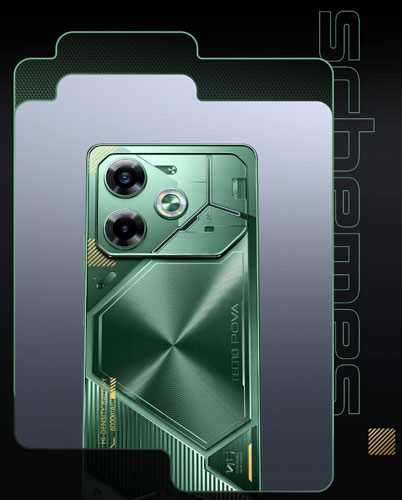 Смартфон TECNO POVA 6 12256 Green