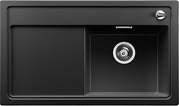

Кухонная мойка Blanco, 523789 ZENAR 45 S-F (чаша справа) SILGRANIT антрацит с кл.-авт. InFino