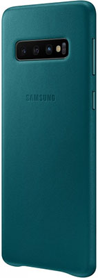 

Чехол (клип-кейс) Samsung, S 10 (G 973) LeatherCover green EF-VG 973 LGEGRU