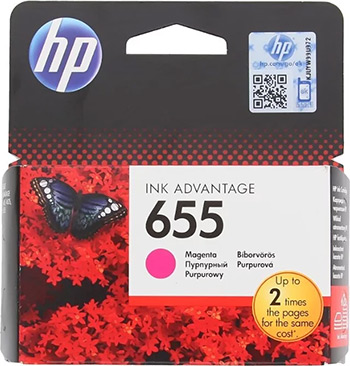 

Картридж HP, CZ 111 AE (№ 655) пурпурный