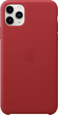 Чехол (клип-кейс) Apple iPhone 11 Pro Max Leather Case - (PRODUCT)RED MX0F2ZM/A