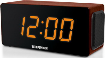 

Радиочасы Telefunken, TF-1566U (коричневое дерево с оранжевым)