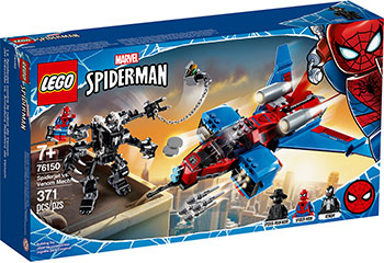 

Конструктор Lego, Super Heroes Реактивный самолёт Человека-Паука против Робота Венома 76150