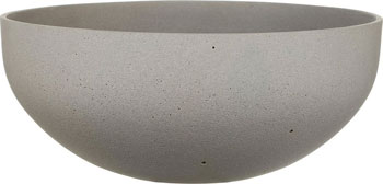 Настольный горшок Идеалист Стоун Вайд искусственный камень пепельно-серый Д37 В16 см 17 л WB-CEMENT-37