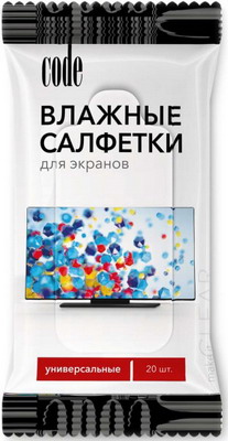 Влажные салфетки для экранов Code