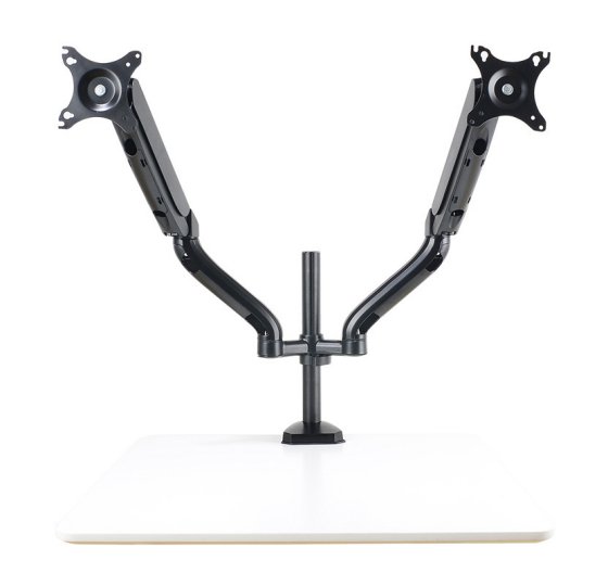 

Кронштейн для мониторов Buro M8 ЖК черный 17-27 макс.9кг крепление к столешнице поворот и наклон