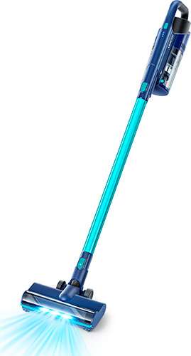 фото Беспроводной вертикальный пылесос leacco s31 cordless vacuum cleaner blue