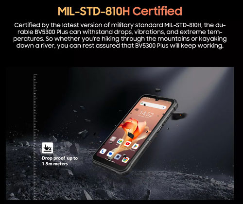 Смартфон Blackview BV5300 Plus 8128GB Black