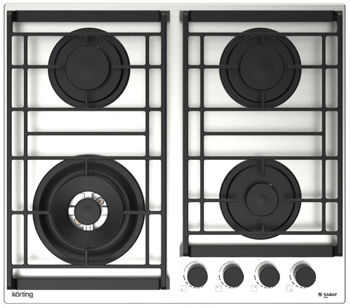 

Газовая варочная панель Korting HG 6235 CTX, Нержавеющая сталь