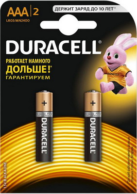 Батарейка Duracell LR 03/MN 2400-2BL BASIC AAA