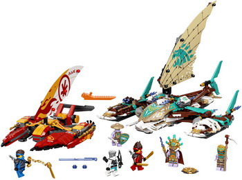 Конструктор Lego Ninjago ''Морская битва на катамаране'' 71748