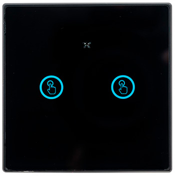 Умный выключатель (2 клавиши) Sibling Powerlite-M2 (черный) выключатель sibling powerlite m2 black