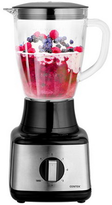 Изображение товара Блендер Centek CT-1303 1200Вт стекло 1.5 л мощность и режим Турбо