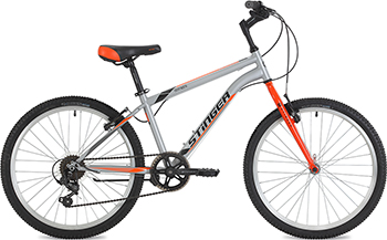 

Велосипед Stinger, 24'' Defender 12 5'' серый 24 SHV.DEFEND.12 GR8