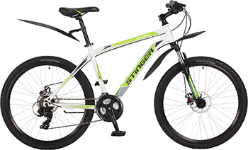 

Велосипед Stinger, 26'' Aragon 16'' белый 26 SHD.ARAGON.16 WH7