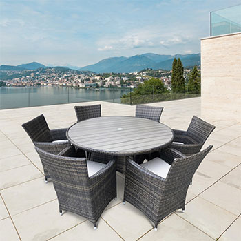 

Комплект мебели Афина, AFM-190 Brown/Light 6Pcs