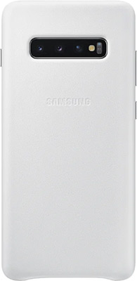 

Чехол (клип-кейс) Samsung, S 10+ (G 975) LeatherCover white EF-VG 975 LWEGRU