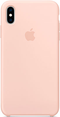 Чехол (клип-кейс) Apple Silicone Case для iPhone XS Max цвет (Pink Sand) розовый песок MTFD2ZM/A
