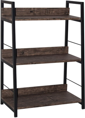Стеллаж Brabix LOFT SH-002 (ш600*г350*в845мм) цвет морёный дуб 641231 стеллаж brabix loft sh 003 ш600 г350 в1500мм 5 полок цвет дуб антик 641235