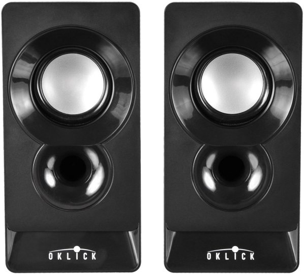

Колонки Oklick OK-165, 2.0, черный, 6 Вт