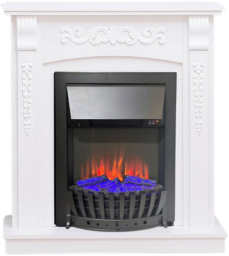 

Каминокомплект Elekam Fiesta белый (разборный) с очагом Velar F2020G2