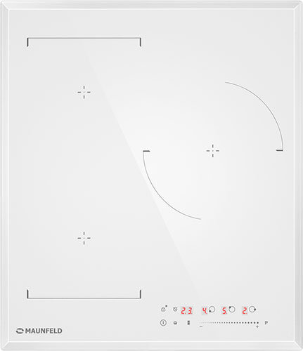 фото Встраиваемая электрическая варочная панель maunfeld cvi453sbwh lux